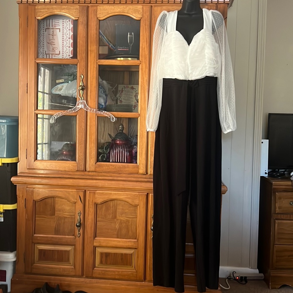 A woman dresses jumper